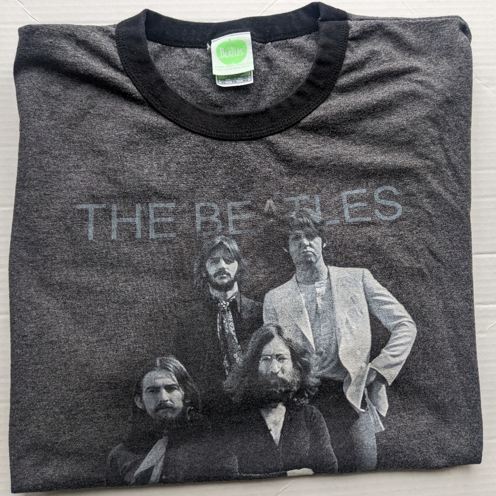 THE BEATLES GRAPHIC TEE-SHIRT GREY SIZE XL